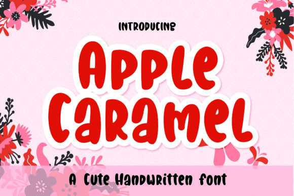 Apple Caramel: A Handwritten Typeface for Trendy Campaigns