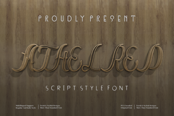 Athelred: The Romantic Script Font for Handmade Brands