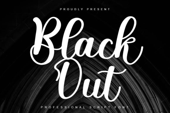 Black Out: A Timeless Handwritten Font for Crafters and Sellers