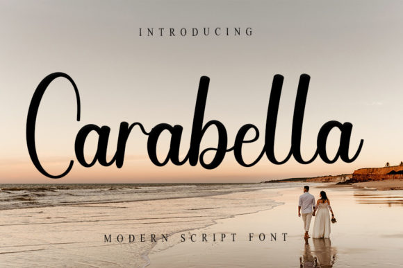 Carabella: A Playful Script Font for Editorial Design