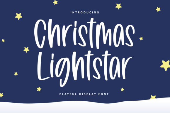 Christmas Lightstar: A Chic Script Font for Modern Brand Identity