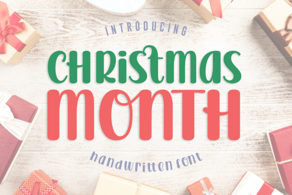 Christmas Month: The Handwritten Typeface for Festive Campaigns