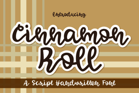 Cinnamon Roll Typeface: Elevate Your Brand With Elegant Script Design
