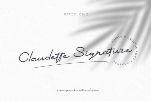 Claudette Signature: The Elegant Handwritten Font for Boutique Brands
