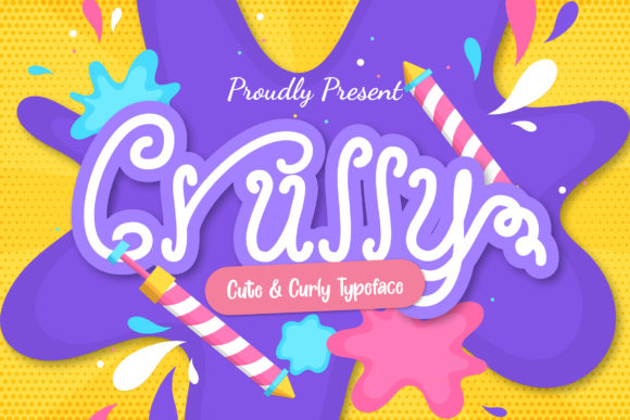 Crully: A Whimsical Handwritten Typeface for Joyful Campaigns
