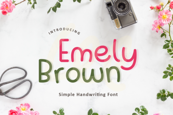Emely Brown: A Handwritten Typeface for Editorial Design