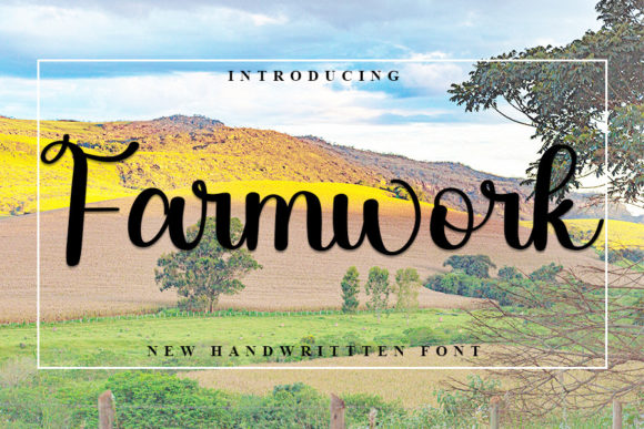 Farmwork: The Elegant Script Font for Polished Brand Identity