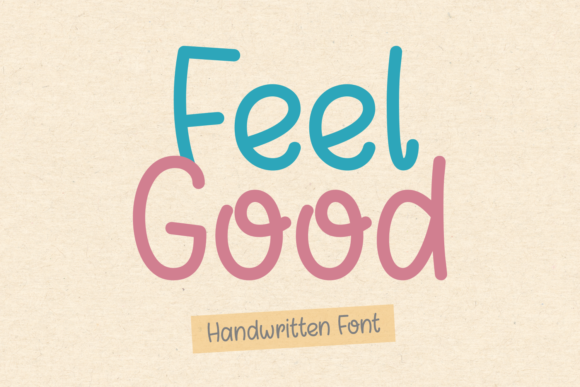 Feel Good Typeface: A Whimsical Script for Editorial Design