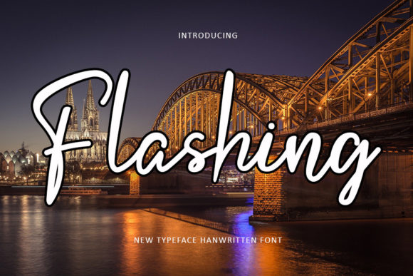 Flashing Font Review: A Delicate Script for Elegant Brand Identity