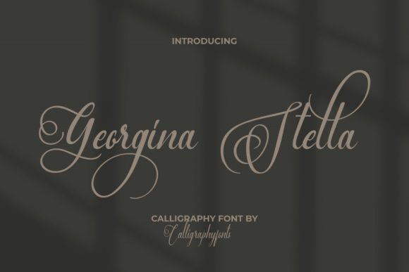 Georgina Stella: A Handwritten Typeface for Authentic Brand Identity