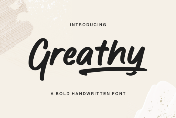 Greathy Handwritten Font: Elevating Digital Brand Identity