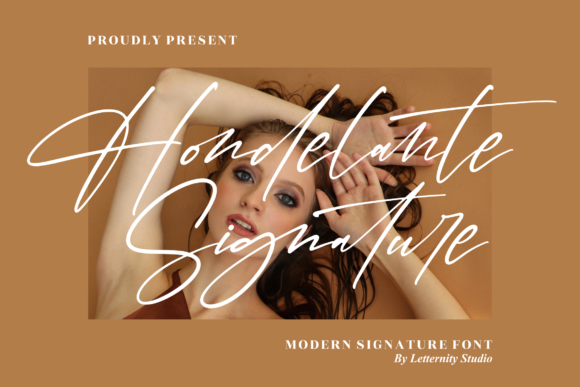 Hondelante Signature: The Script Font for Elegant Brand Identity