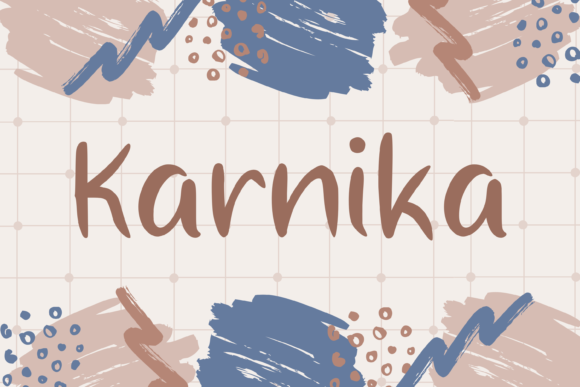 Karnika: The Handwritten Typeface for a Polished Brand Identity