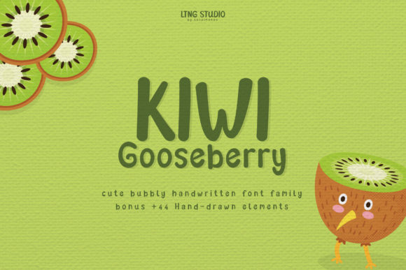 Kiwi Gooseberry: The Casual Handwritten Font for Relaxed Campaigns