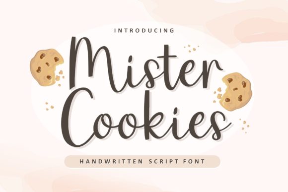 Mister Cookies: Elevate Brand Identity With Elegant Script Typography