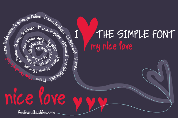 Nice Love: A Handwritten Typeface for Warm Editorial Design