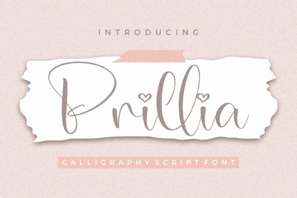 Prillia: Elevate Your Brand Identity With Sophisticated Script Typography
