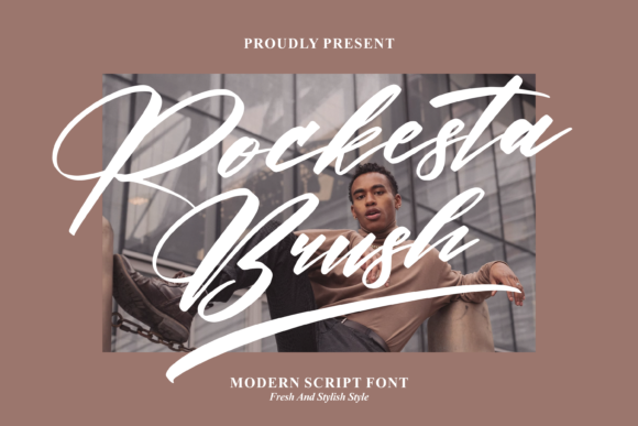 Rockesta Brush Typeface: Elevating Campaign Visuals with Elegant Script