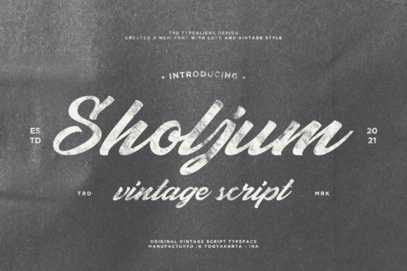 Sholjum: A Playful Script Font for Creative Brand Identity