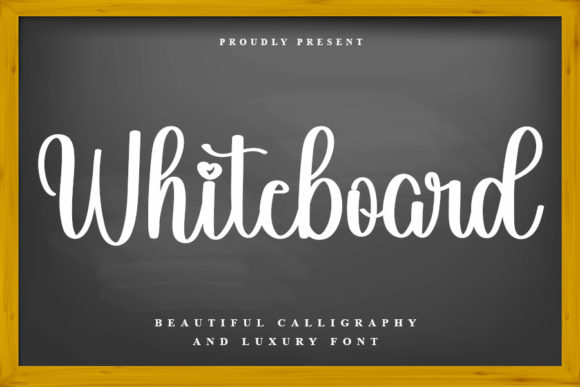 Whiteboard: The Elegant Script Font for Polished Brand Identity