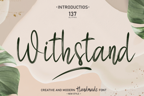 Withstand: The Elegant Script Typeface for Modern Web Design