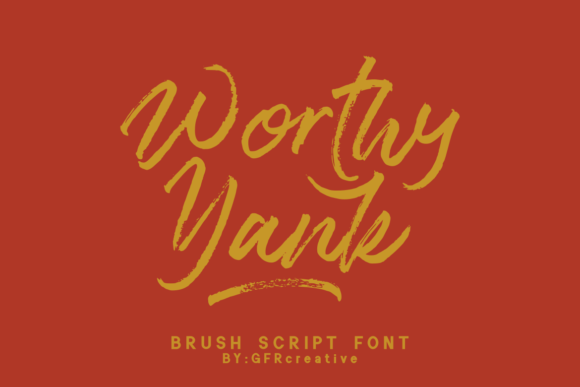 Worthy Yank: A Refined Script Typeface for Editorial Design