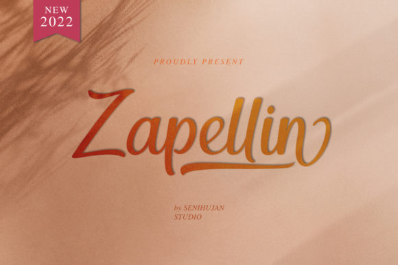 Zapellin: The Refined Script Typeface for Editorial Elegance